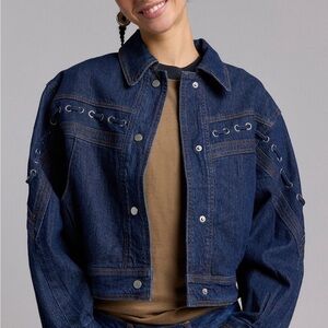 Urban Outfitters Blue Denim Western Style Jacket